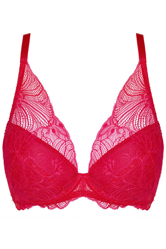 Packshot Rouge Lace Push-Up BH Rood Voorzijde