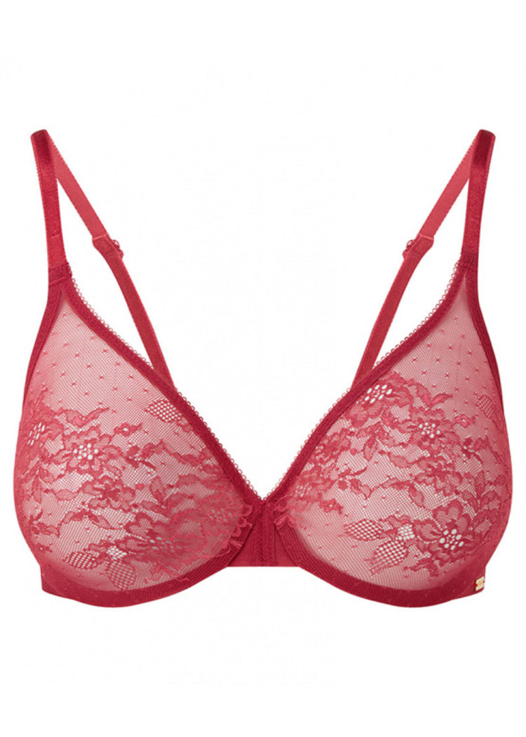 Gossard Glossies Lace Raspberry Blush