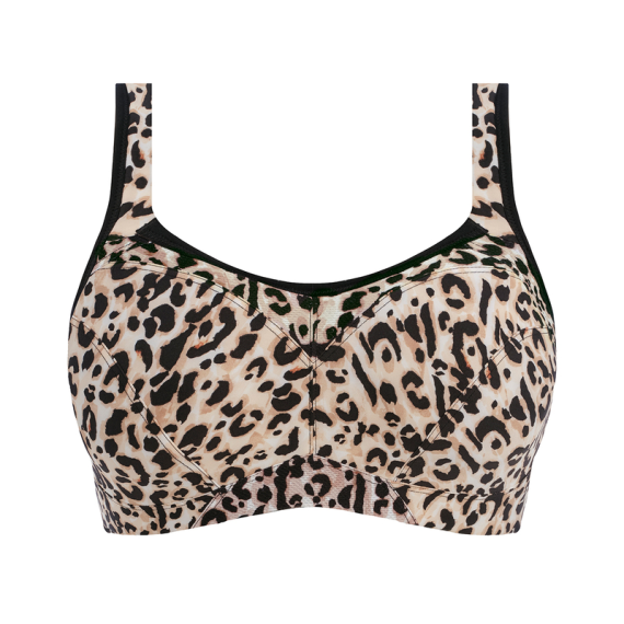 Packshot High-Octane Sport BH Pure Leopard Voorzijde