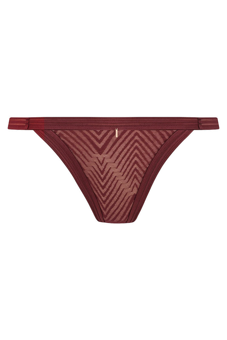 Packshot Tailored Broekje Dark Cherry Voorzijde
