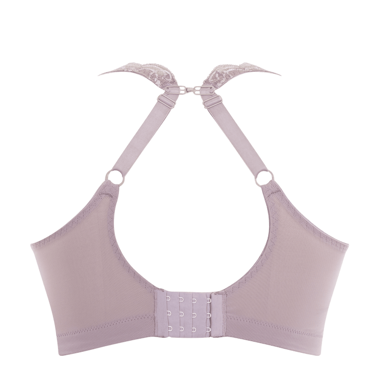 Packshot Sculptresse Embrace Bralette Zonder Beugel Fawn achterzijde racerback