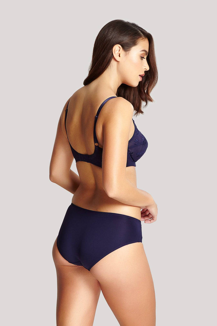 Model in Panache Tango Navy set achterzijde