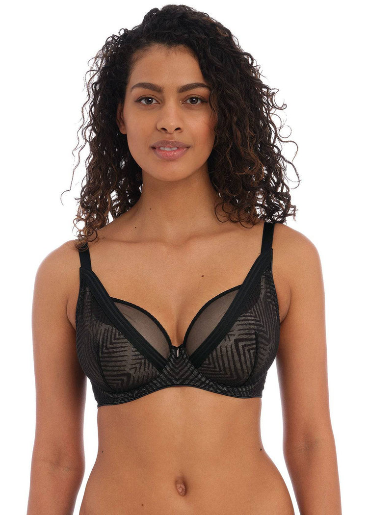 Tailored High Apex Plunge BH Zwart - SuperBra