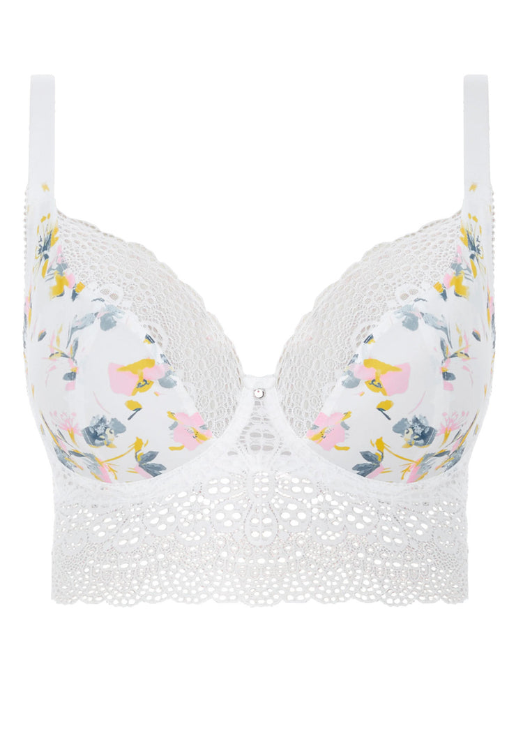 Packshot Freya Medley Longline BH Wit