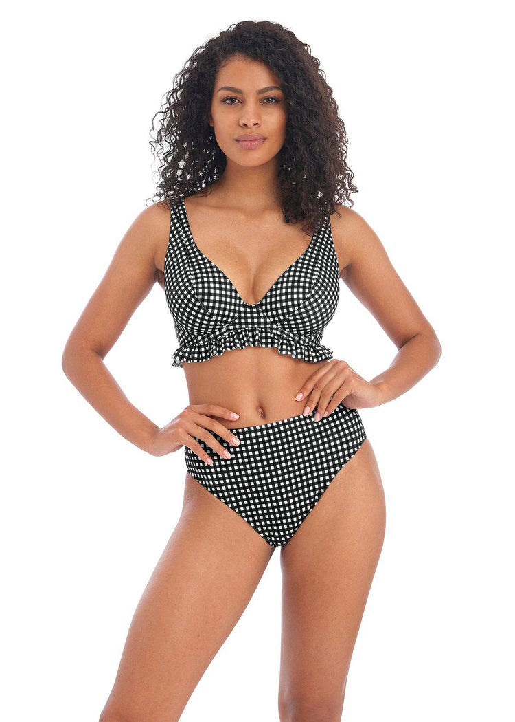 Model In Freya Check In Bikini Monochroom Voorzijde