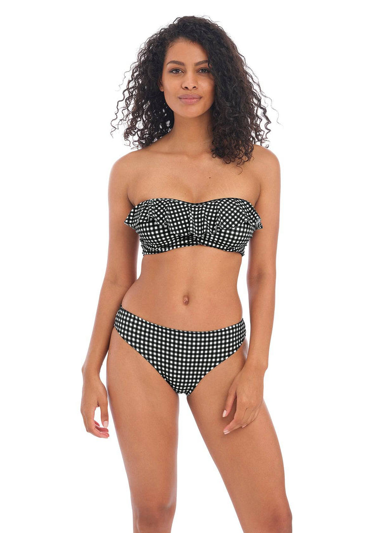Model In Freya Check In Bikini Monochroom Voorzijde