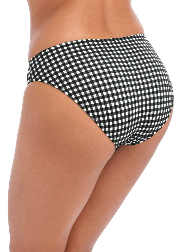 Model In Freya Check In Bikini Broekje Monochroom Achterzijde