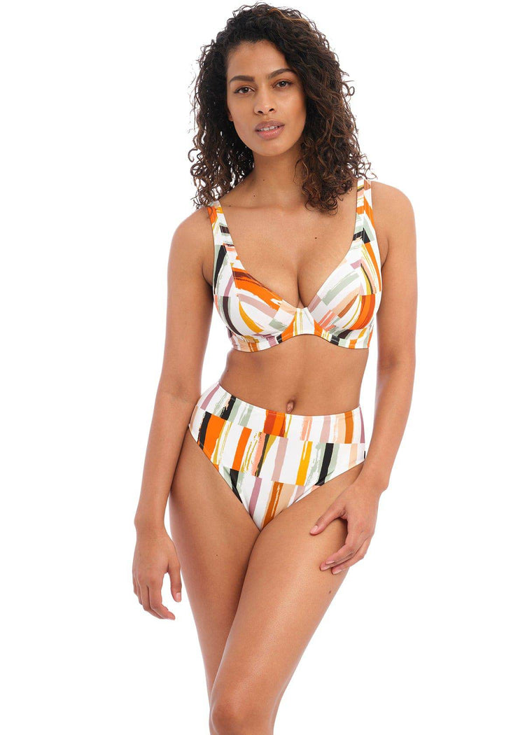 Shell Island High Waisted Bikini Broekje Multi - SuperBra