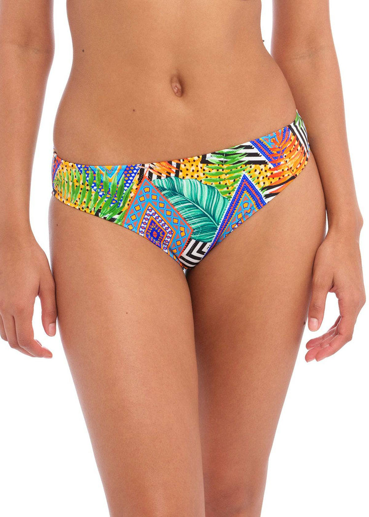 Model In Freya Cala Palma Bikini Broekje Multi Voorzijde