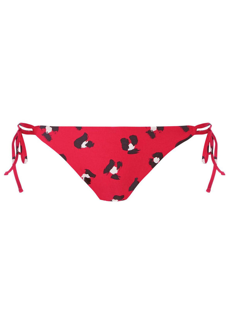 Packshot Freya Wildcat Tieside Bikini Broekje Rood