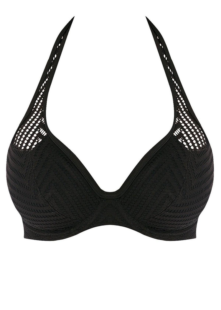 Packshot Freya Urban Halter Bikini Top Zwart