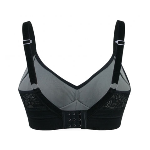 Cake Sugarcandy Beugelloze BH Lux Zwart achteraanzicht
