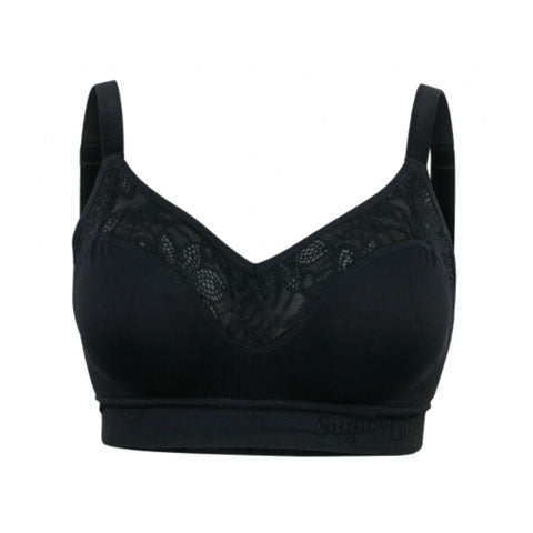 Cake Sugarcandy Beugelloze BH Lux Zwart vooraanzicht
