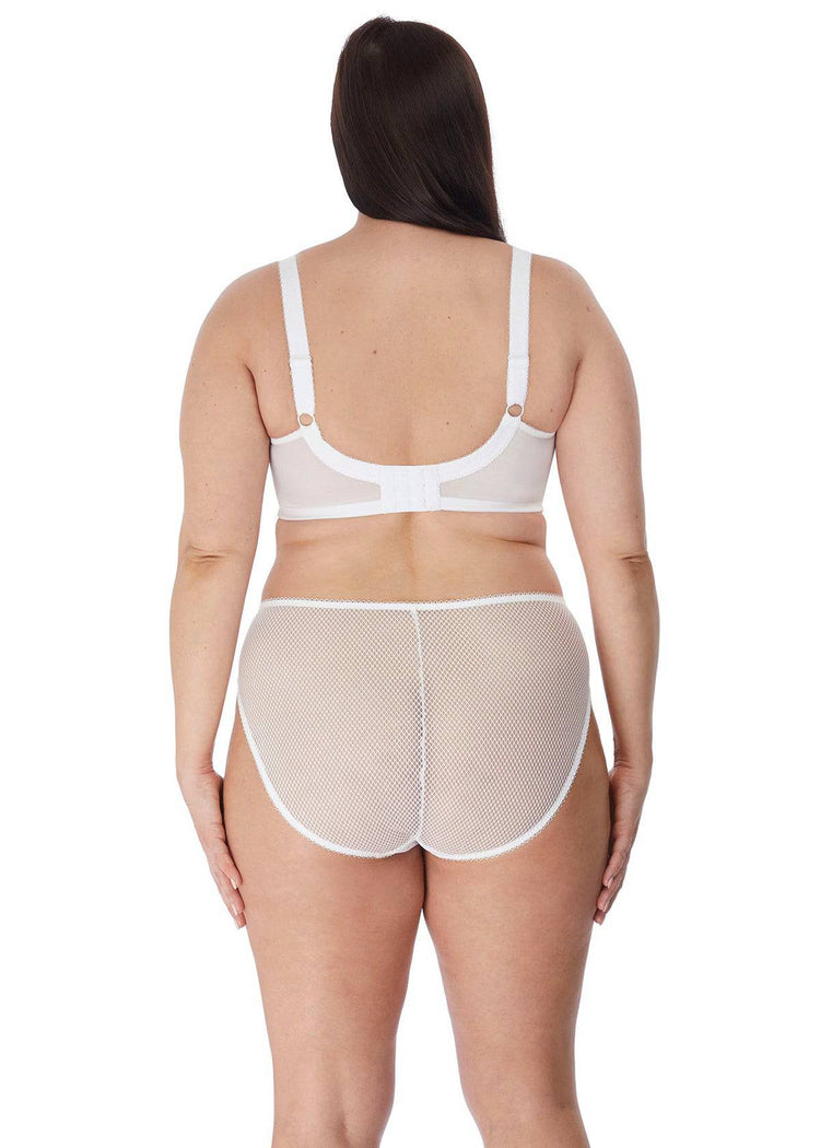 Model in Charley Full Brief Broekje Wit Achterzijde