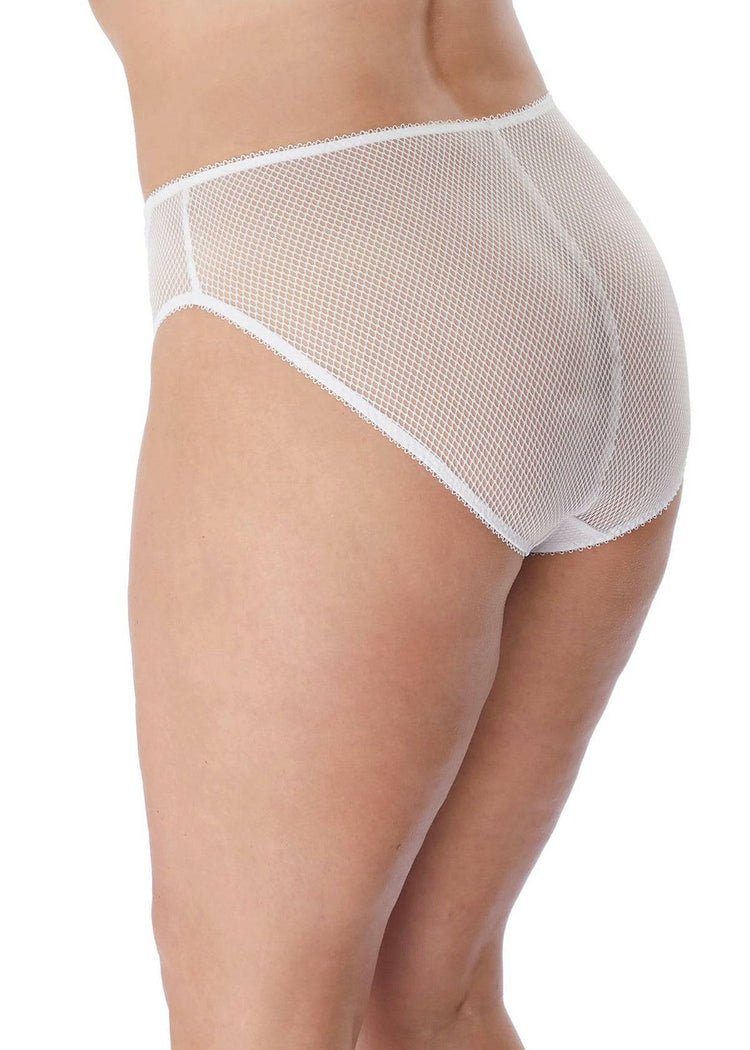 Model in Charley Full Brief Broekje Wit Achterzijde