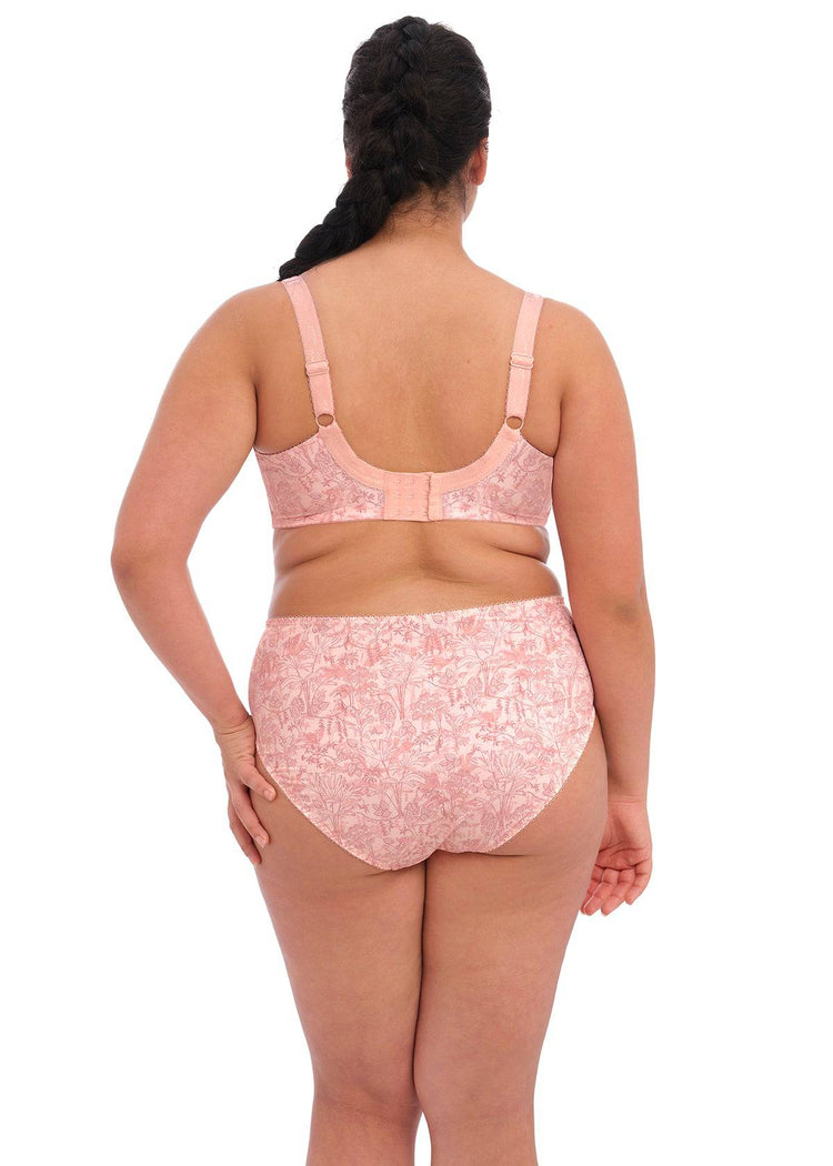 Model in Mariella Full Cup BH Peachy Tiger Achterzijde