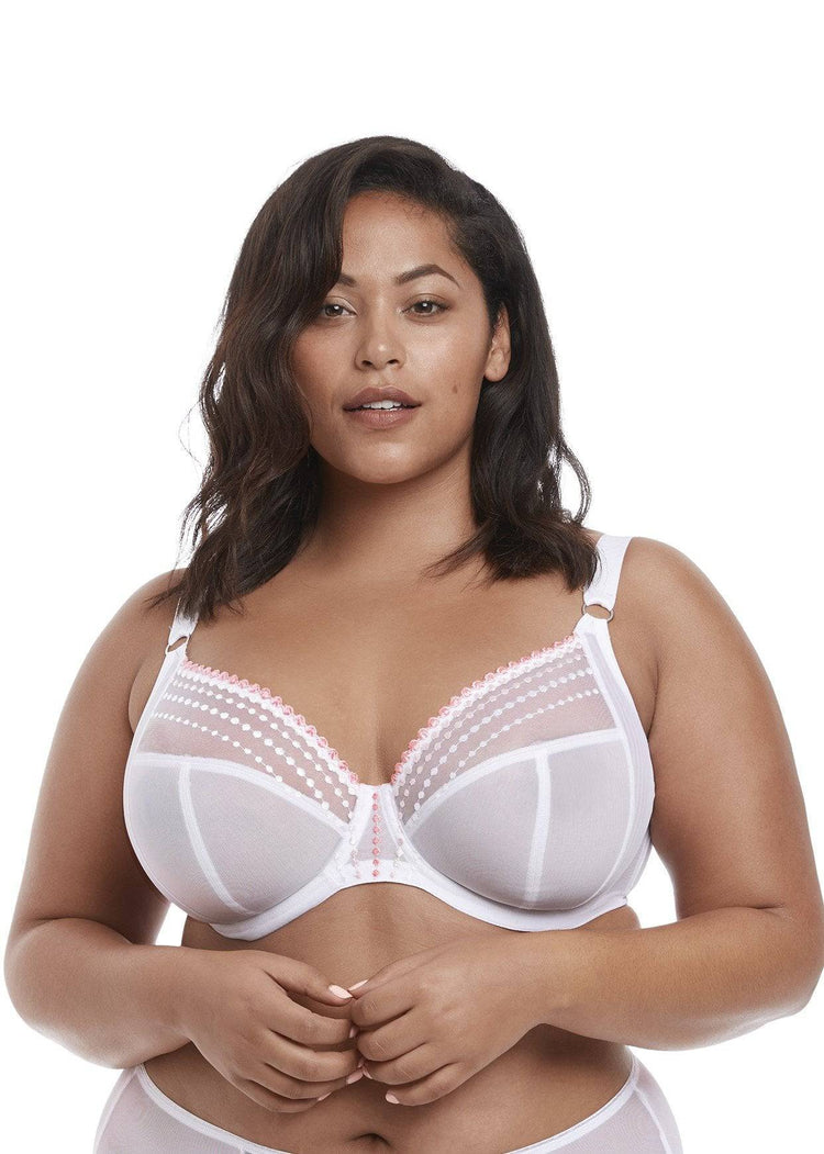 Model in Elomi Matilda Full Cup Plunge BH Wit