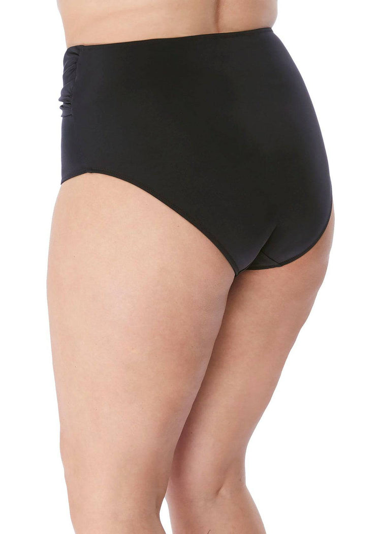 Magnetic Twist High Waisted Bikini Broekje Zwart - SuperBra