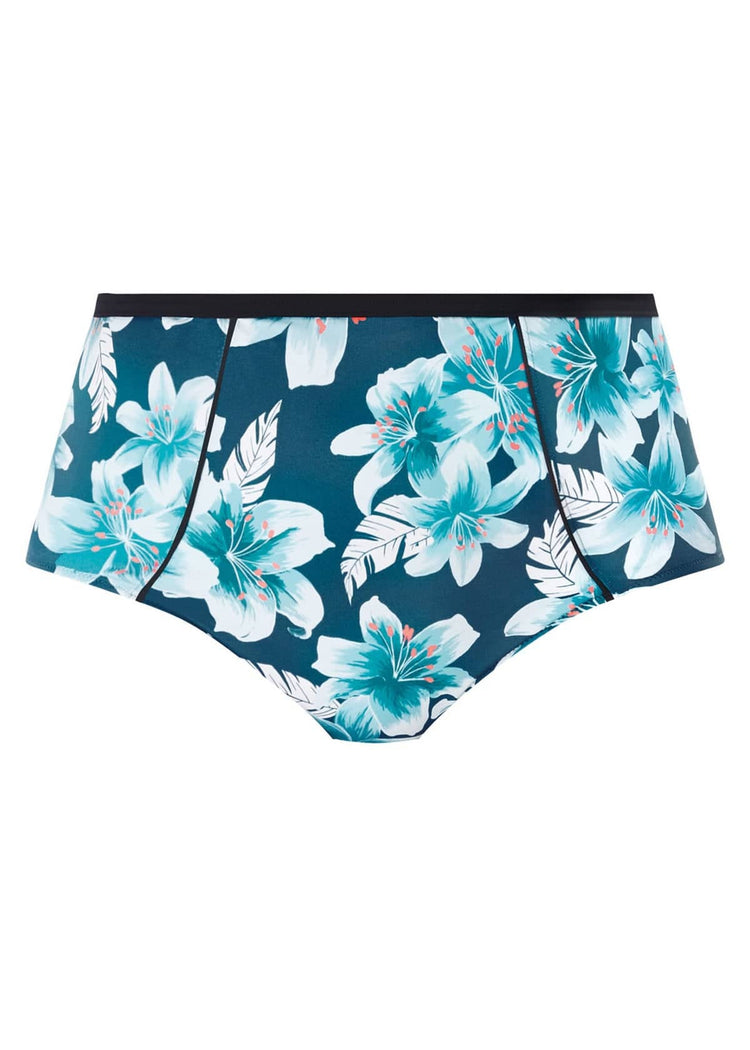 Packshot Elomi Island Lily High Waisted Bikini Broekje Petrol