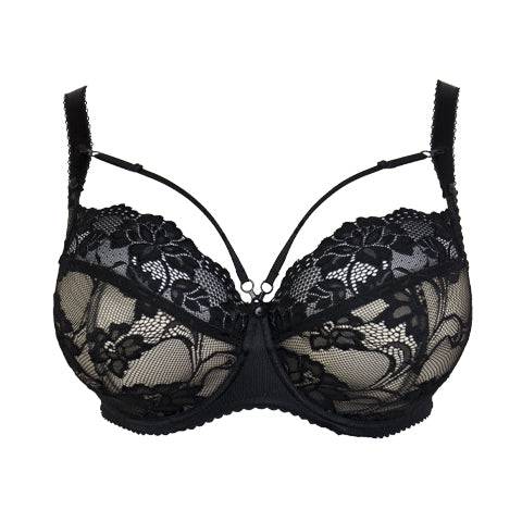 Ewa Michalak BM Bibi Black Vooraanzicht met harnas