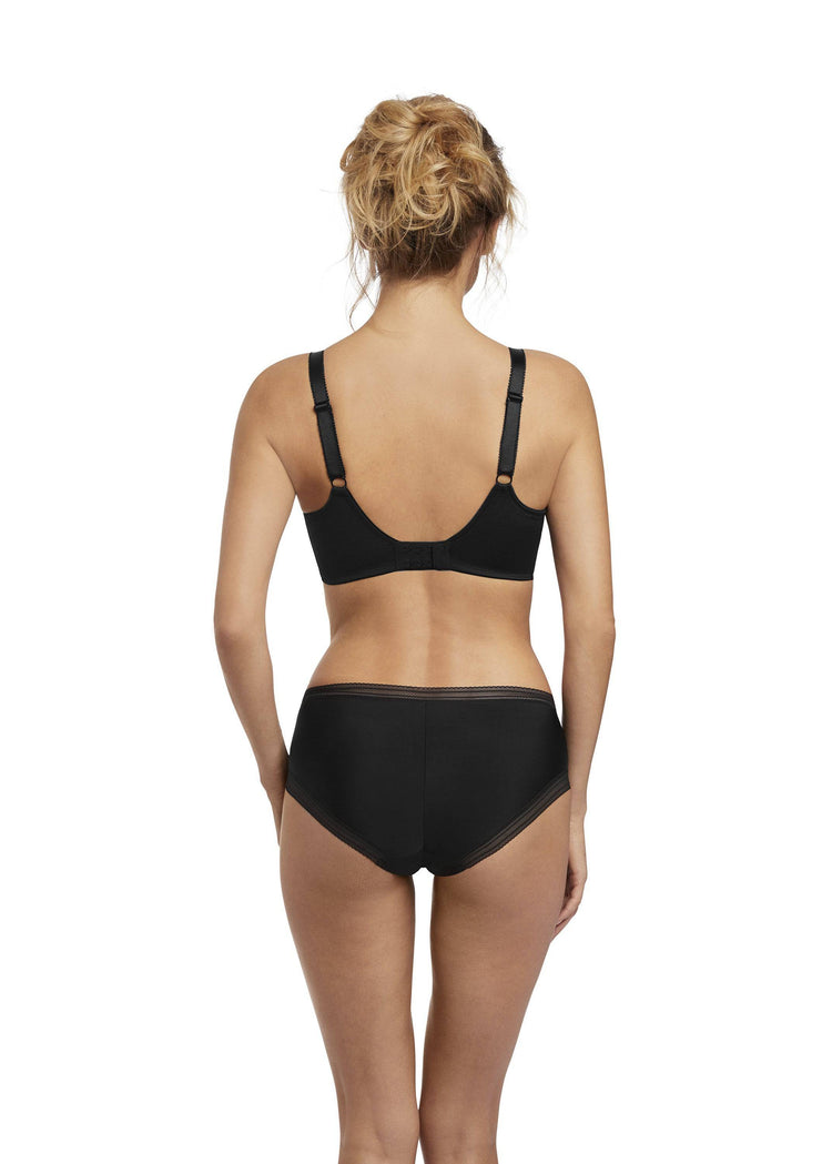 Rug van model in Fantasie Fusion Broekje Zwart