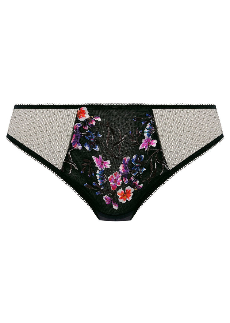 Fantasie Aurelia String Zwart Packshot Voorzijde