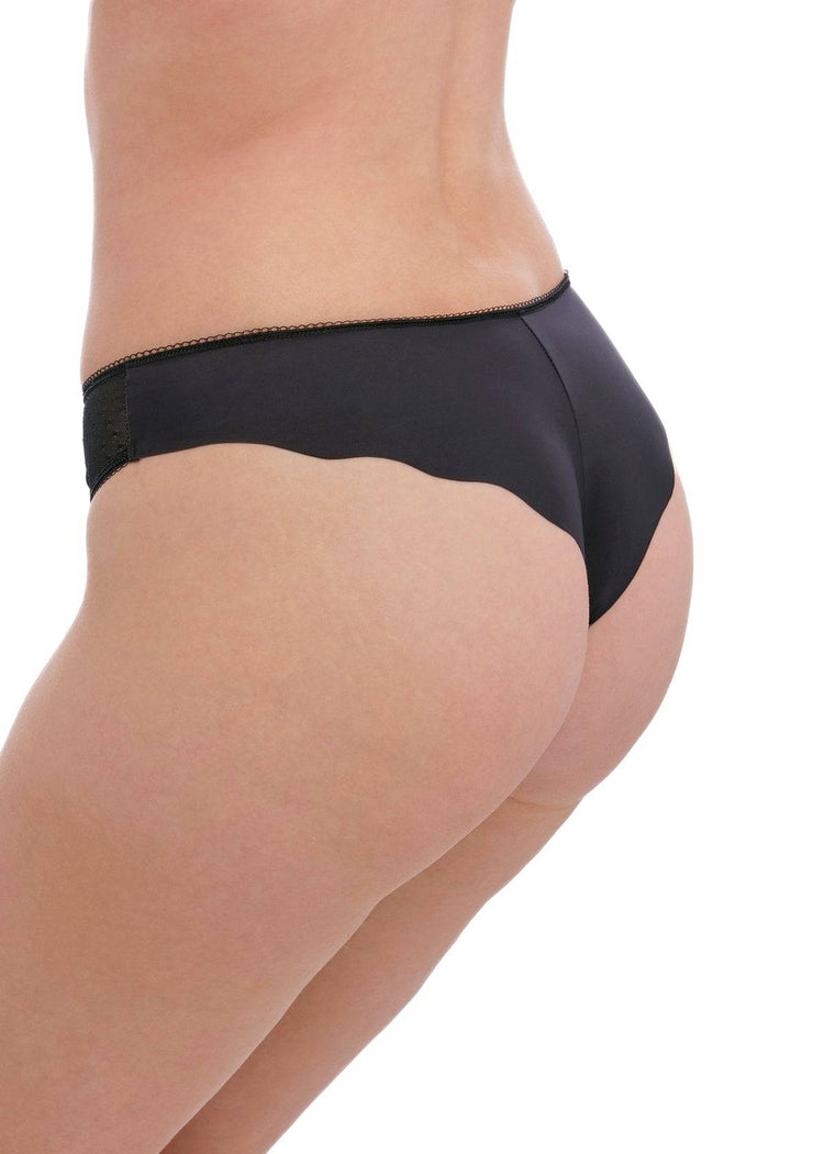 Model In Fantasie Aurelia String Zwart Achterzijde