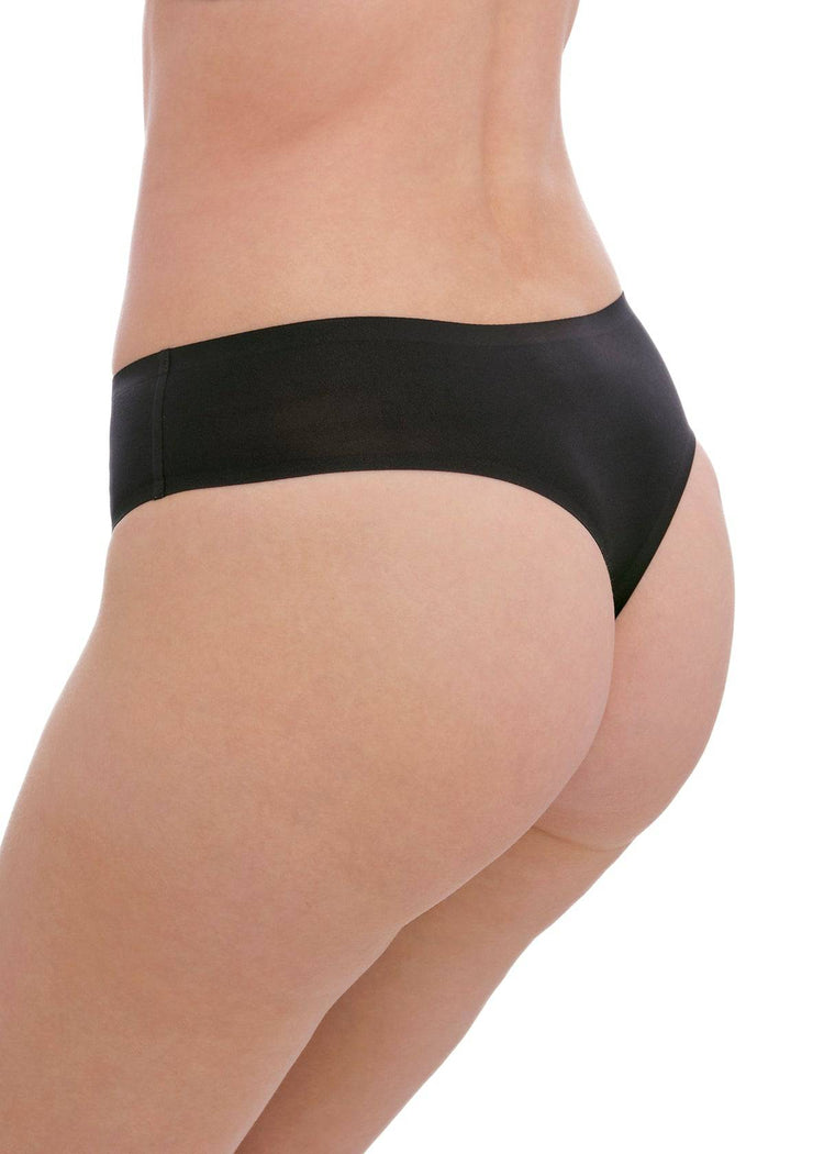 Model In Fantasie Smoothease Invisible stretch string Zwart Achterzijde