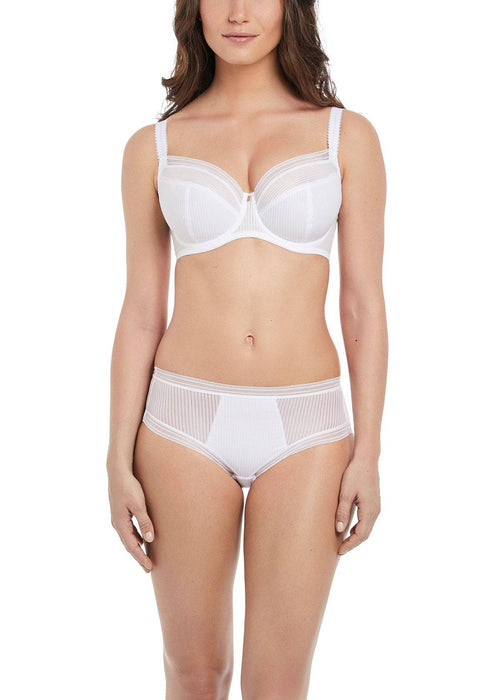 Model in Fantasie Fusion setje Wit voorzijde