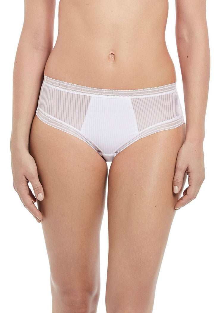 Model in Fantasie Fusion Broekje Wit voorzijde