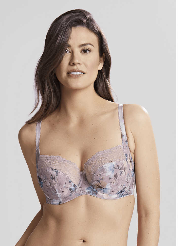 Model In Panache Jasmine Balconette BH Spring Floral Voorzijde
