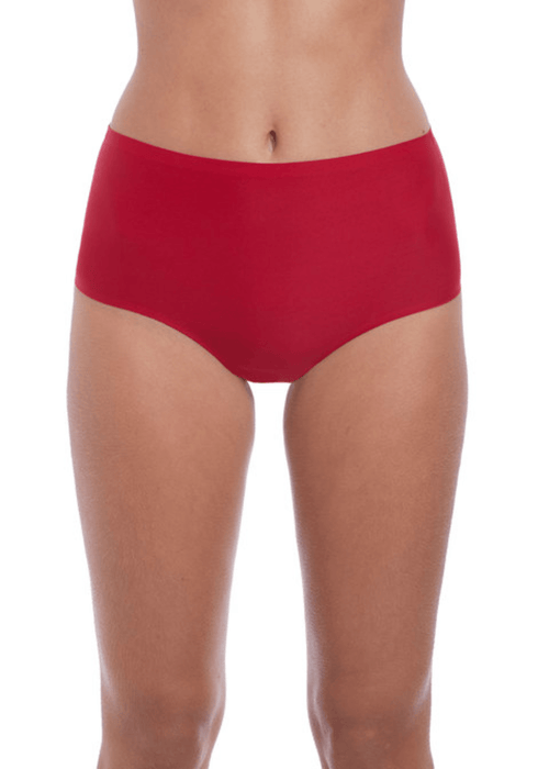 Smoothease High Waisted Broekje Rood Voorzijde