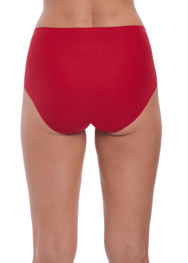 Smoothease High Waisted Broekje Rood Achterzijde