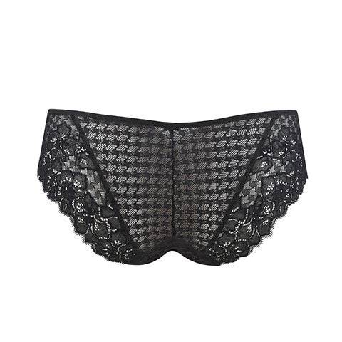 Panache Envy Slip Zwart achteraanzicht