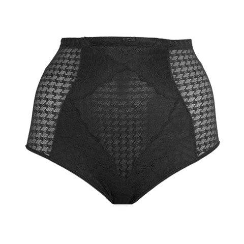 Panache Envy Hoge Slip Zwart vooraanzicht
