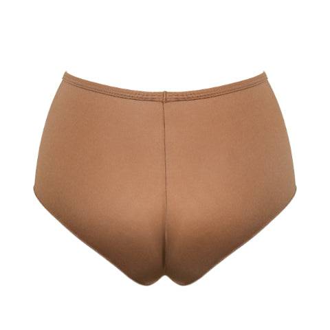 Ewa Michalak High Waisted Broekje Bronze Achteraanzicht