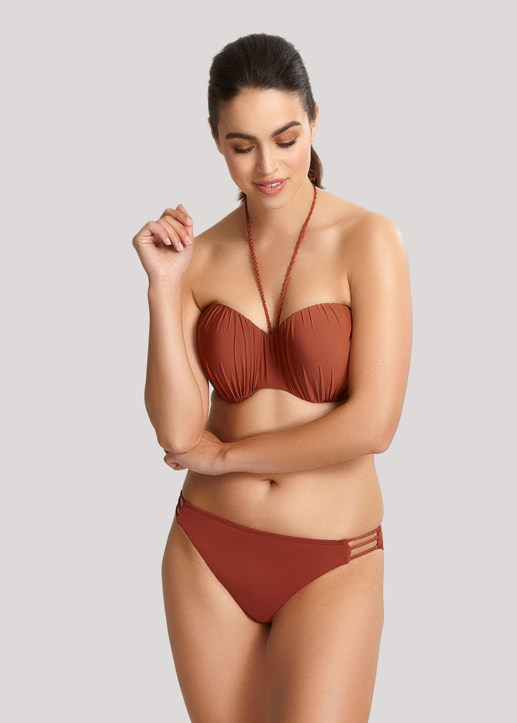 Model in Panache Marina Bikini Ginger voorzijde