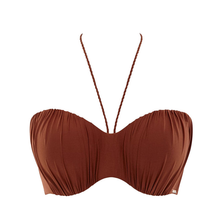 Packshot Panache Marina Voorgevormde Bandeau Bikini Top Ginger