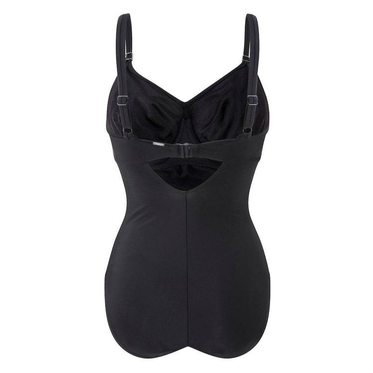Panache Anya Balconette Badpak Zwart Packshot Achterzijde