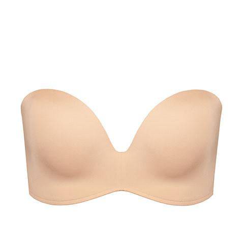 Wonderbra Ultimate Strapless Light Nude Vooraanzicht