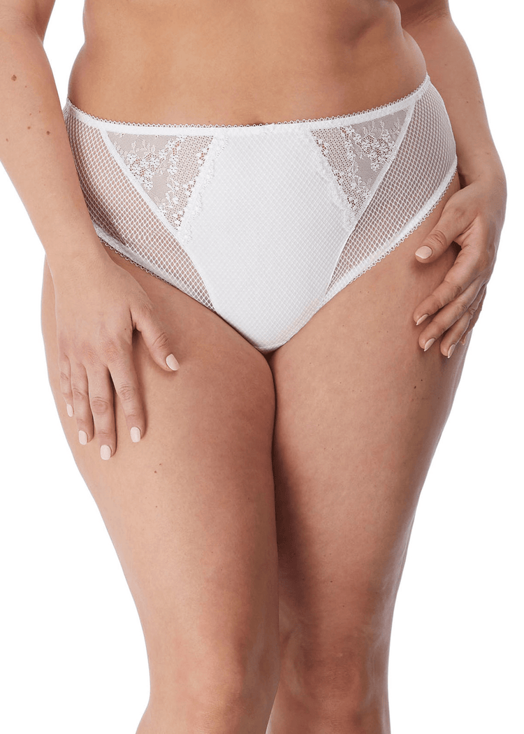 Model in Charley Full Brief Broekje Wit Voorzijde