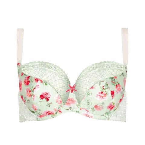 Gorteks Laurette half padded BH Mintgroen Vooraanzicht