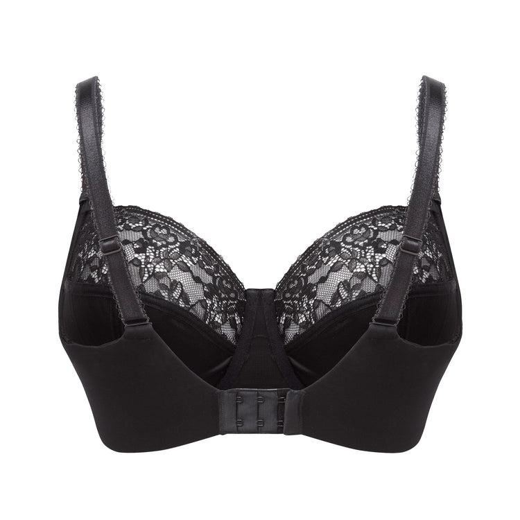 Sculptresse Chi Chi Full Cup BH Zwart achteraanzicht