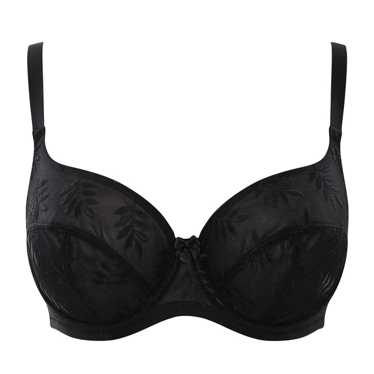 Panache Tango Balconette Zwart vooraanzicht