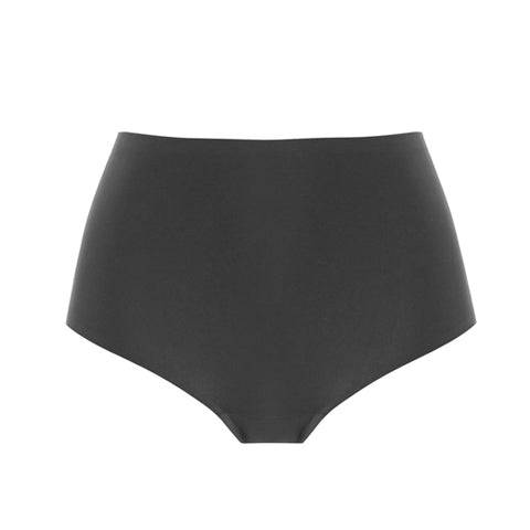 Fantasie Smoothease High Waisted Broekje Zwart Vooraanzicht