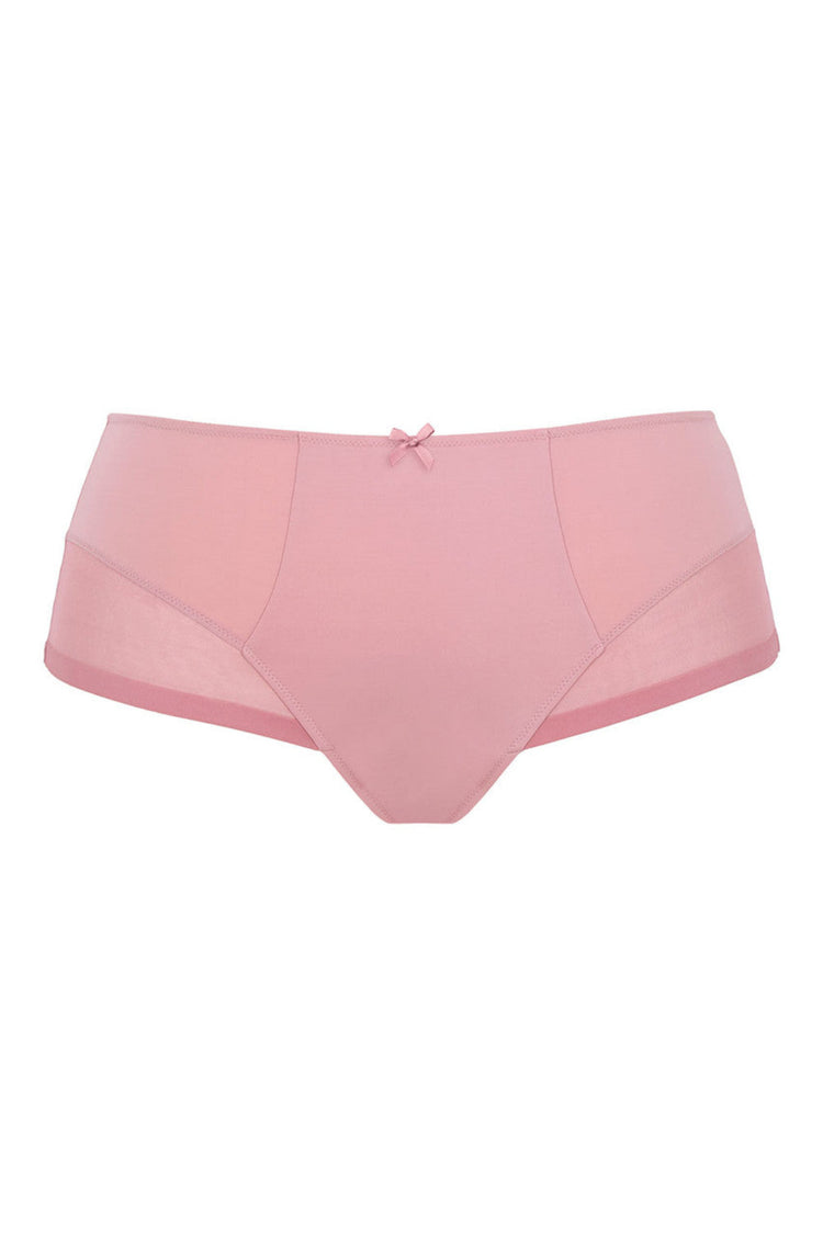 Model in Bliss Mid-Rise Broekje Rose Pink packshot