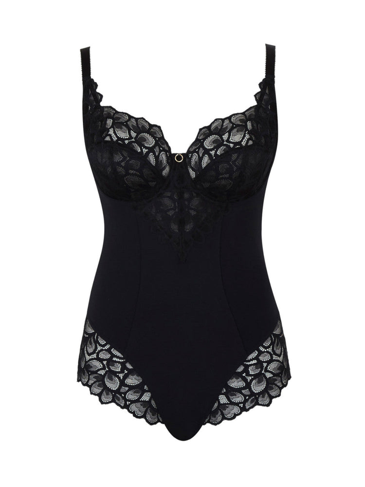 Model in Allure Body Zwart packshot voor