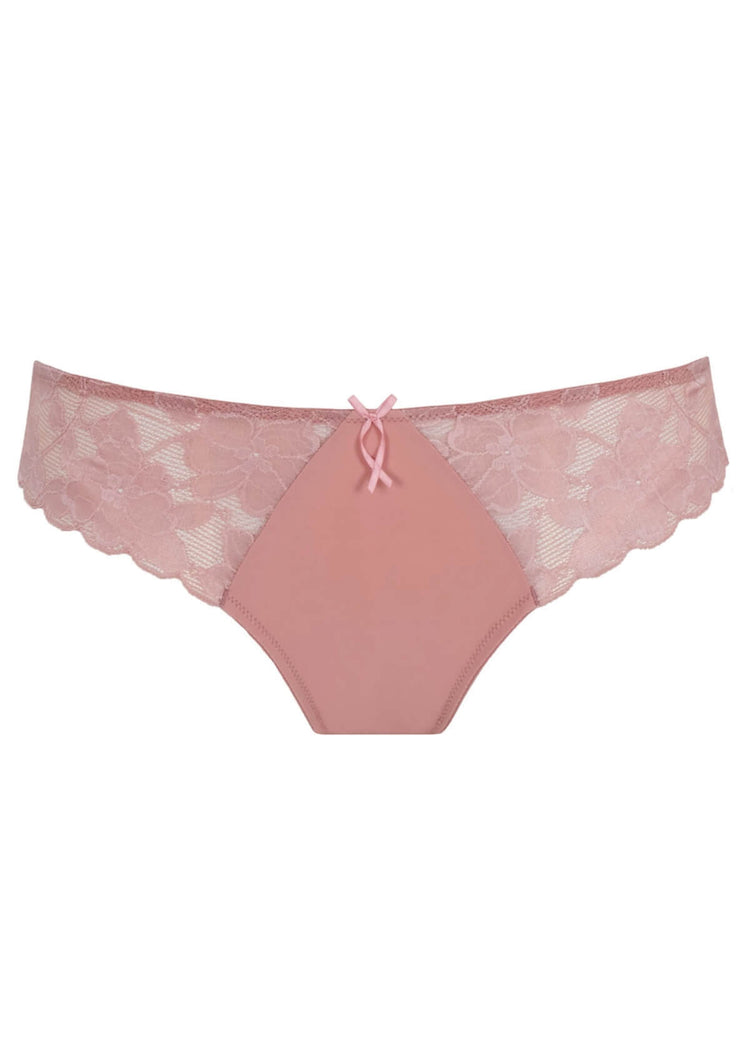 Model in Amour Brazilian Broekje Rose Pink packshot