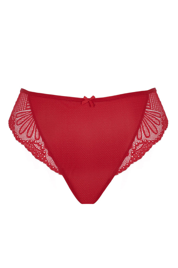 Model in Entice Brazilian Broekje Red packshot