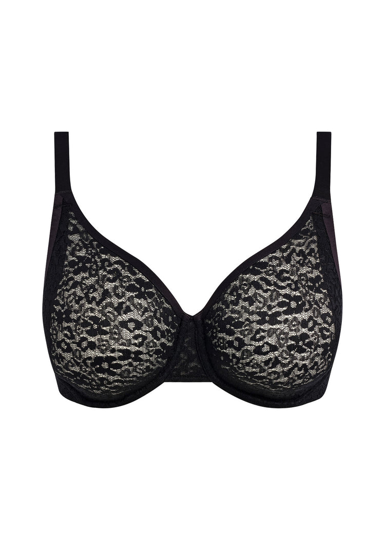 Model in Serenne Full Cup BH Zwart packshot